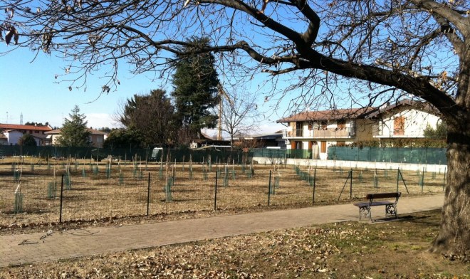 Il parco in via Dei Mille, oggi